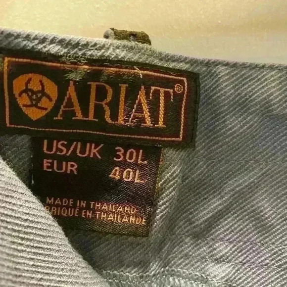 Ariat Pro Series Women's 30L Blue Riding Breeches Stretch Knee Patches Pants - Picture 3 of 3